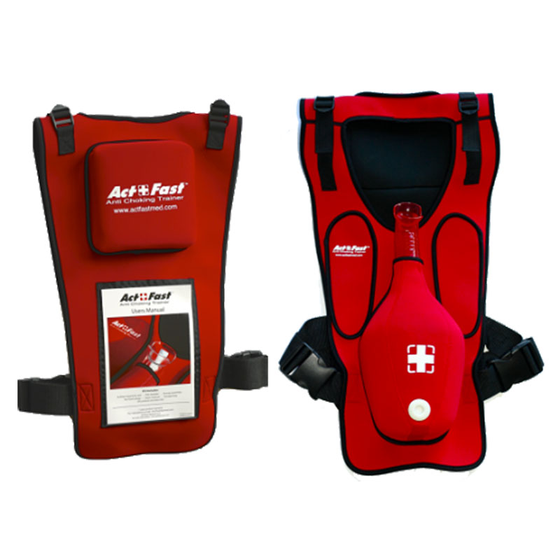 Act+Fast Anti Choking Trainer Red