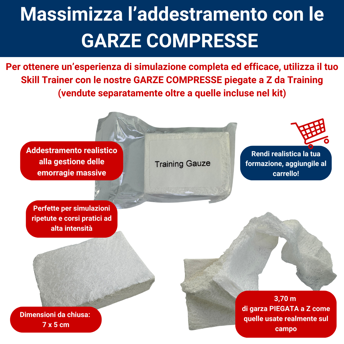 Kit di addestramento per il bendaggio delle ferite, kit di arresto dell'emorragia per l'addestramento all'emostasi, kit di addestramento per il moulding adesivo della ferita