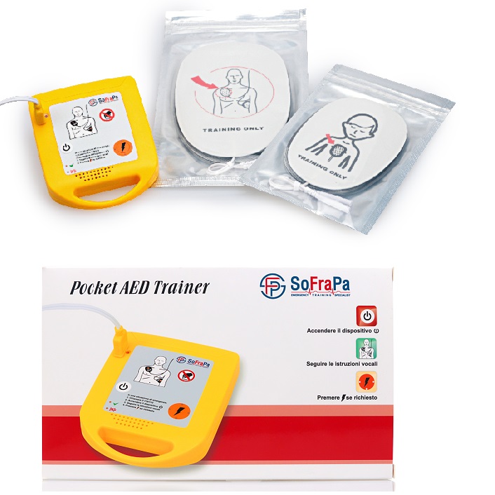 Mini Defibrillatore Didattico Portatile Pocket AED Trainer