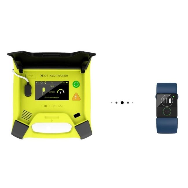 Defibrillatore Trainer XFT-120G + Braccialetto per RCP XFT-120H