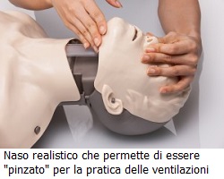 Naso realistico che può essere "pinzato" Naso realistico che può essere "pinzato"