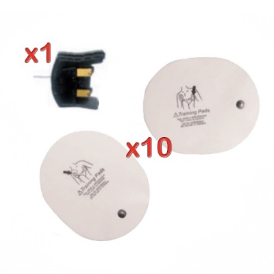 Kit Cavo + 10 Coppie di Elettrodi per AED Trainer DEFIBTECH