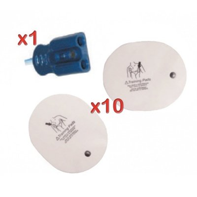Kit Cavo + 10 Coppie di Elettrodi per AED Trainer PHILIPS/LAERDAL