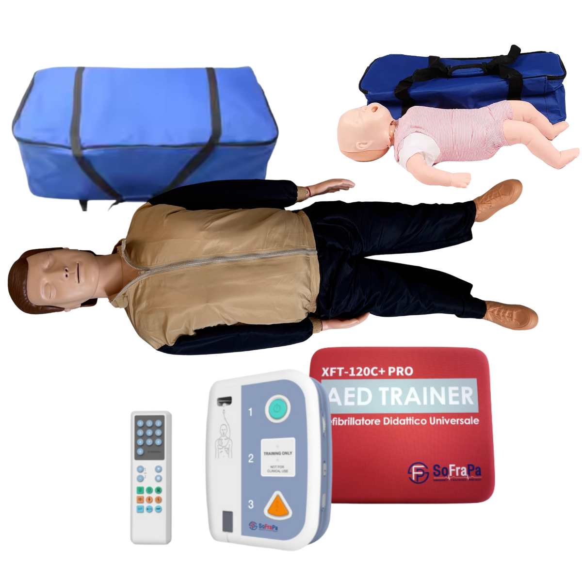 Kit Istruttore BLSD Full Body Pack