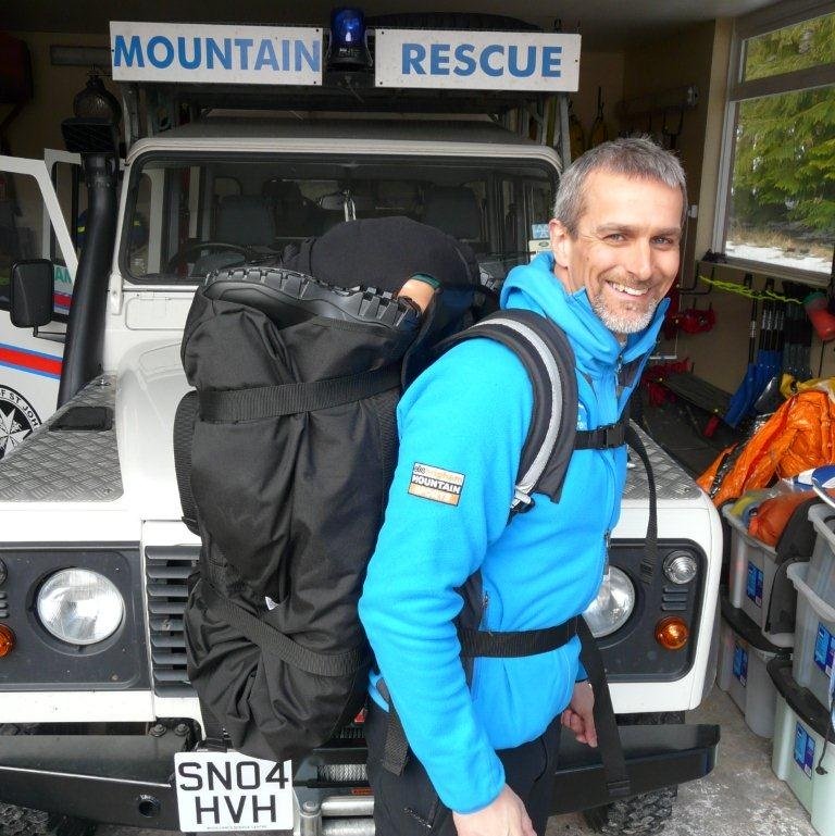 Manichino MOUNTAIN RESCUE trasportabile per Addestramento al salvataggio in alta montagna - 11 Kg x 180 cm
