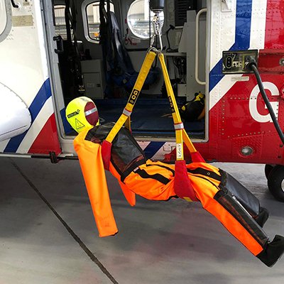 Manichino Ruth Lee HELICOPTER WINCH Semi Galleggiante per Addestramento Soccorso Acquatico con Elicottero