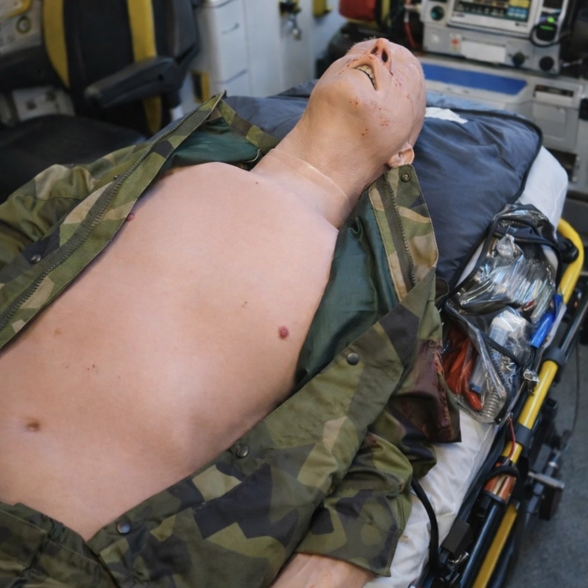 Manichino a peso reale iperrealistico ALS Rescue Manikin Pro Elite