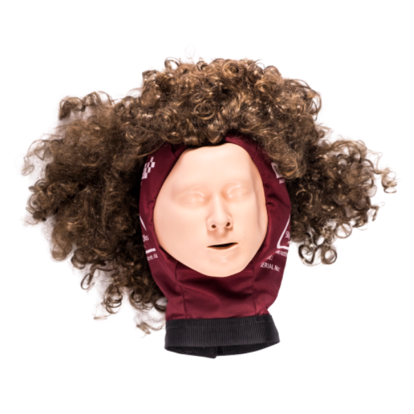 Maschera facciale con parrucca femminile per manichini Ruth Lee