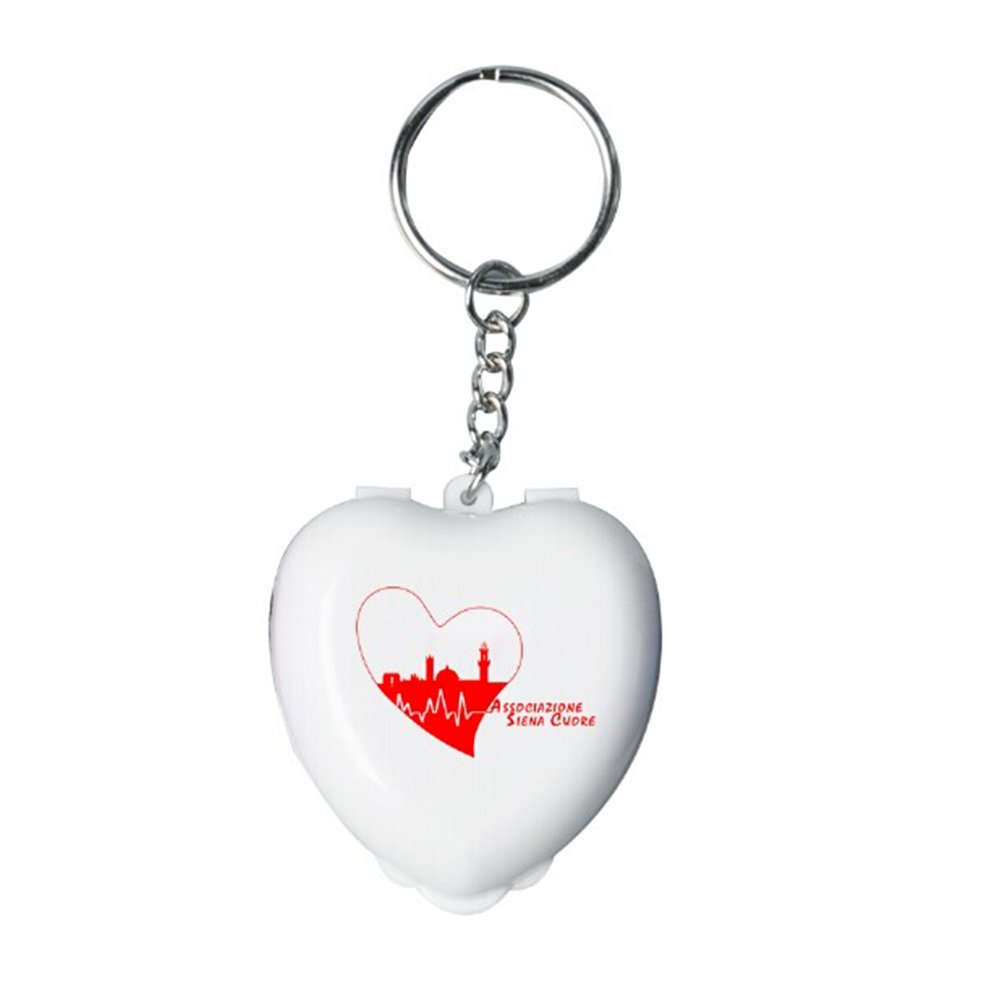 Portachiavi RCP personalizzati con Cuore e Faceshield didattica