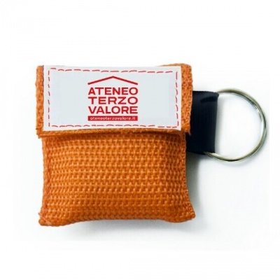 Portachiavi RCP personalizzati con Faceshield didattica